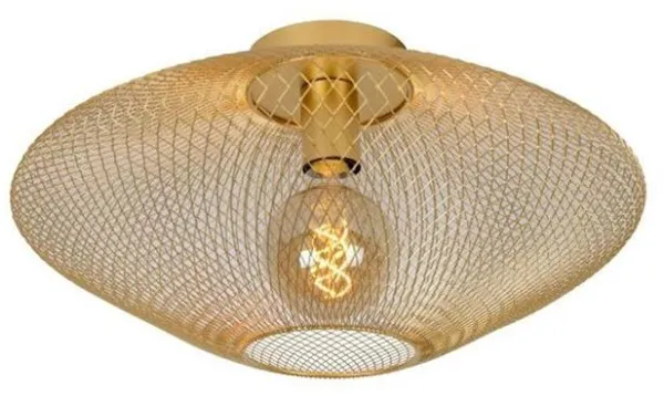 Lucide Mesh Loftlampe Ø45 Mat Guld/Messing